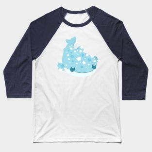 Starry Whale Shark Baseball T-Shirt